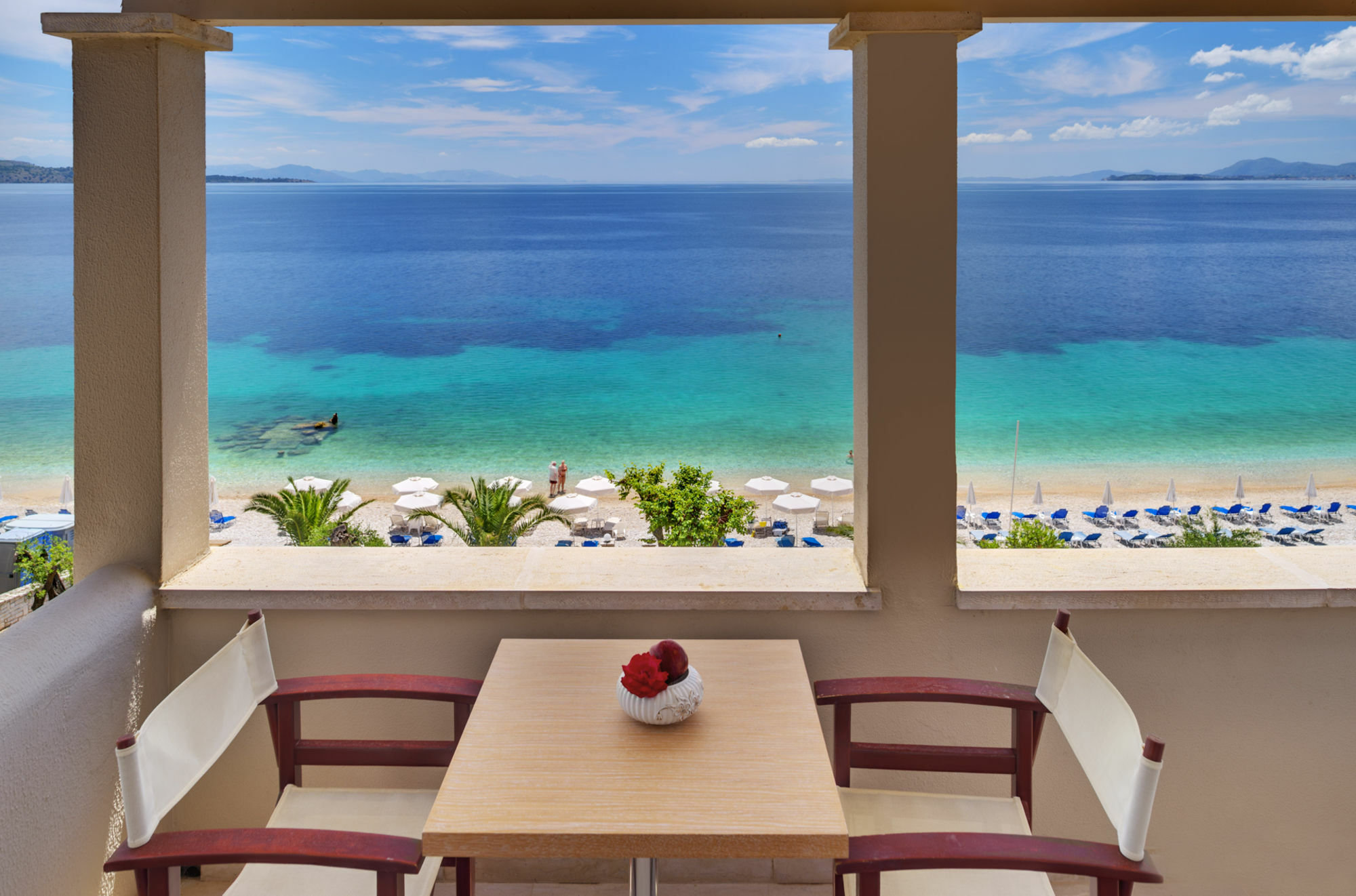 Krouzeri Beach Apartments Katavolos Экстерьер фото